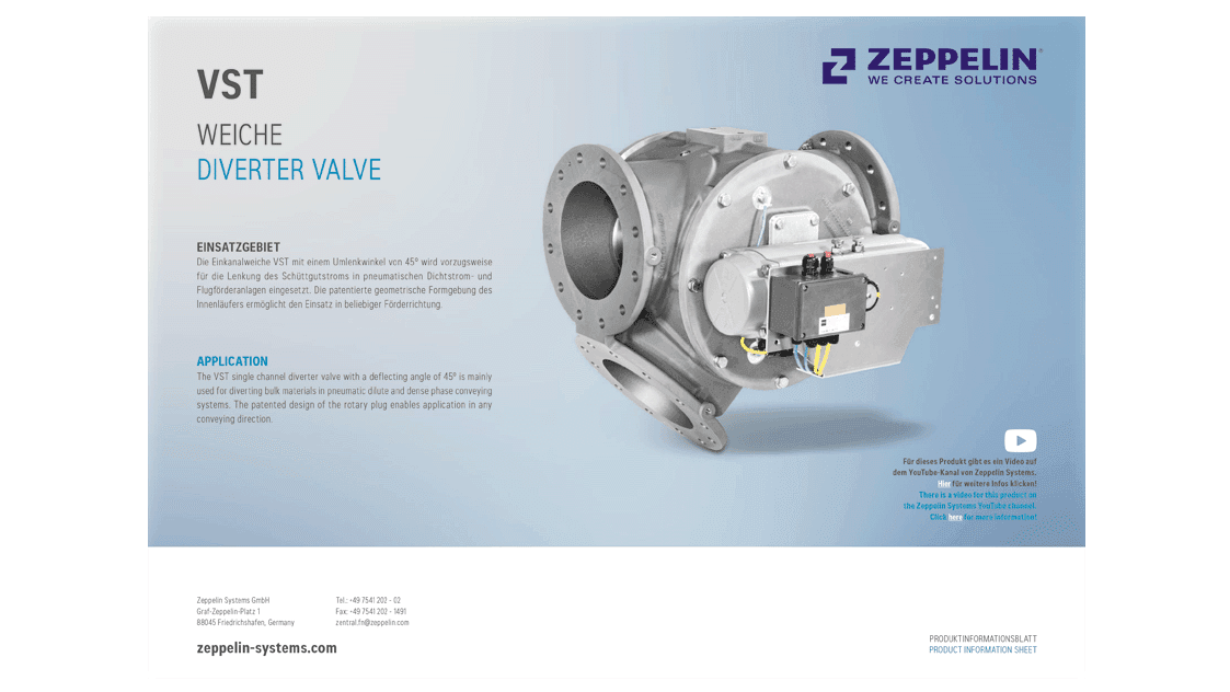 Single channel diverter valve VST