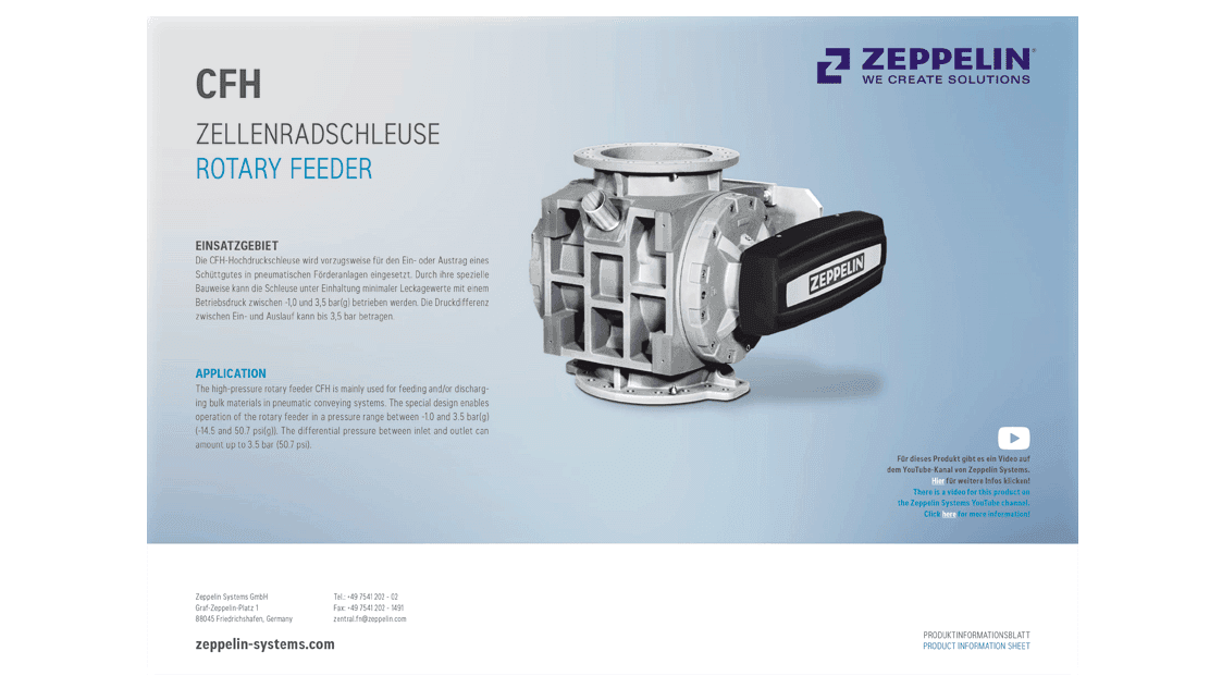 Zellenradschleuse CFH