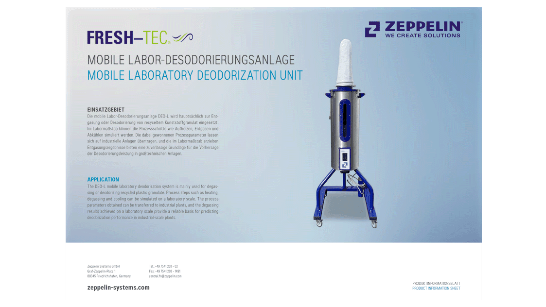 Mobile Laboratory Deodorization Unit