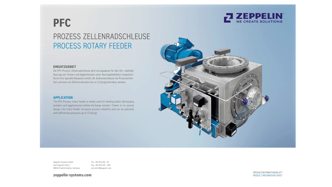 Process rotary feeder PFC
