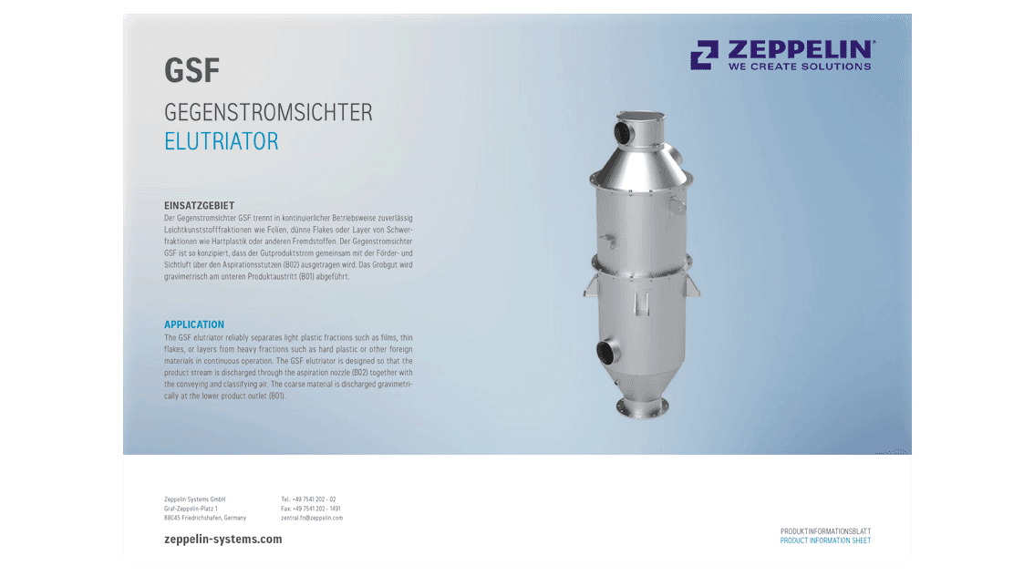 Elutriator GSF