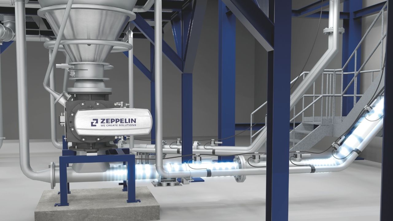 Material conveying systems and key components