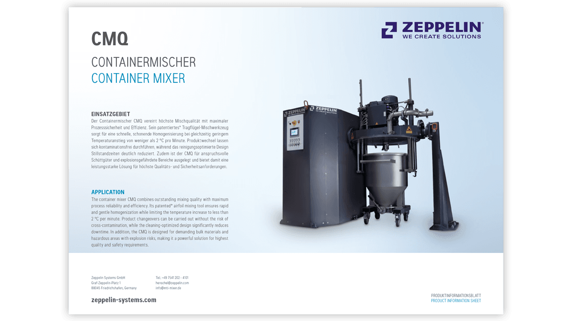 Container mixer CMQ