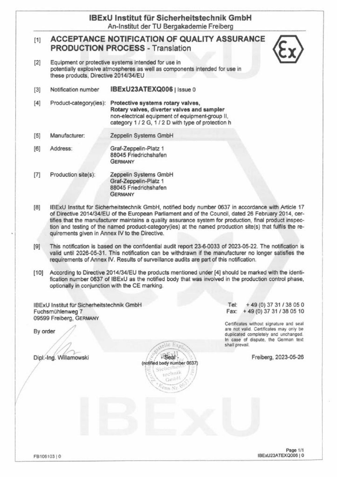 ATEX Friedrichshafen