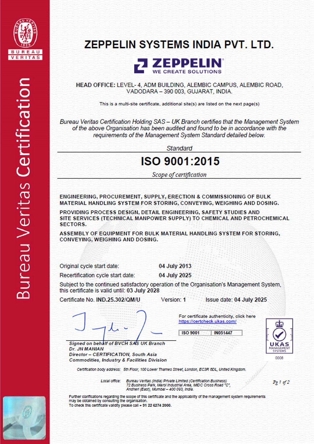 ISO 9001:2015