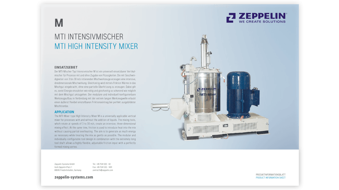 High Intensity Mixer M