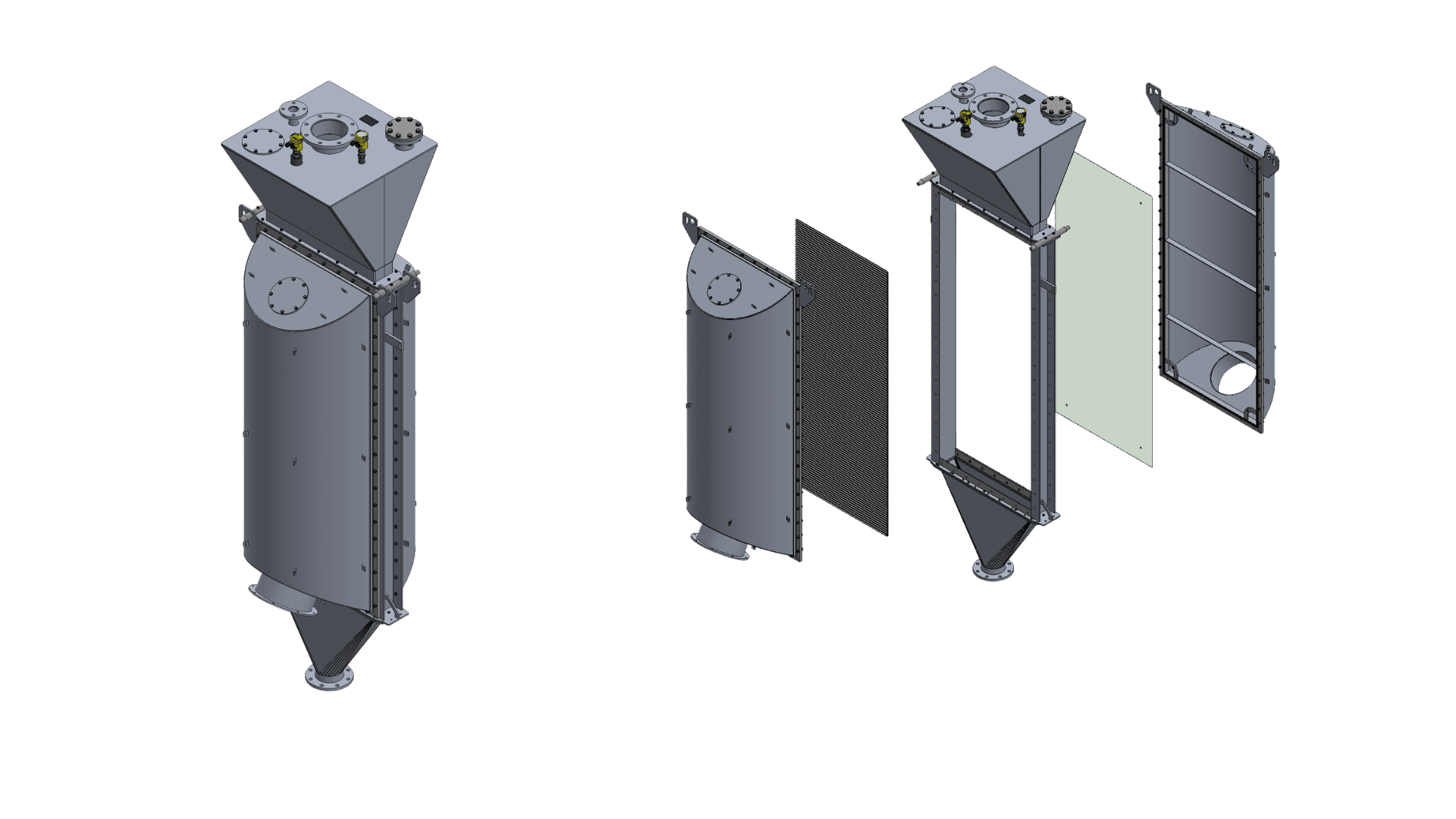 Querstromwärmetauscher CHE