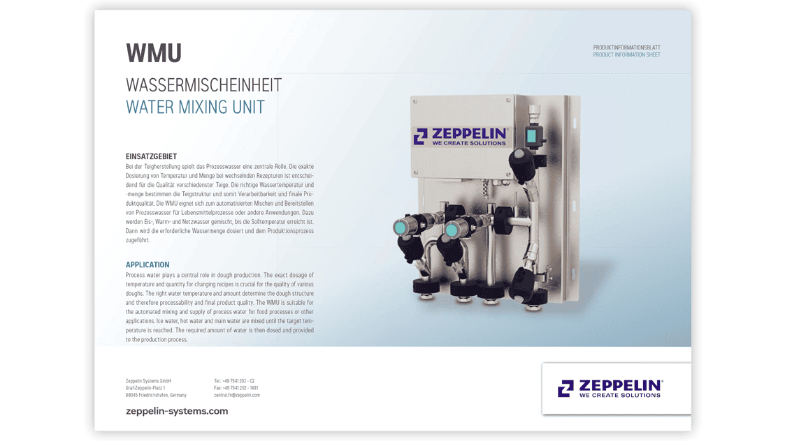 Water mixing unit WMU